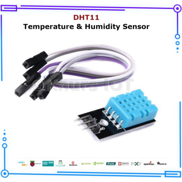 Jual DHT11 Temperature Humidity Sensor For Arduino Limited | Shopee ...