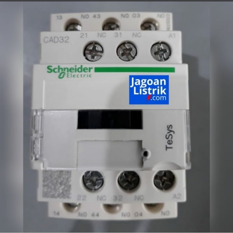 Jual Kontaktor CAD32 Schneider Contactor Relay Kontrol CAD 32 24V 110V ...