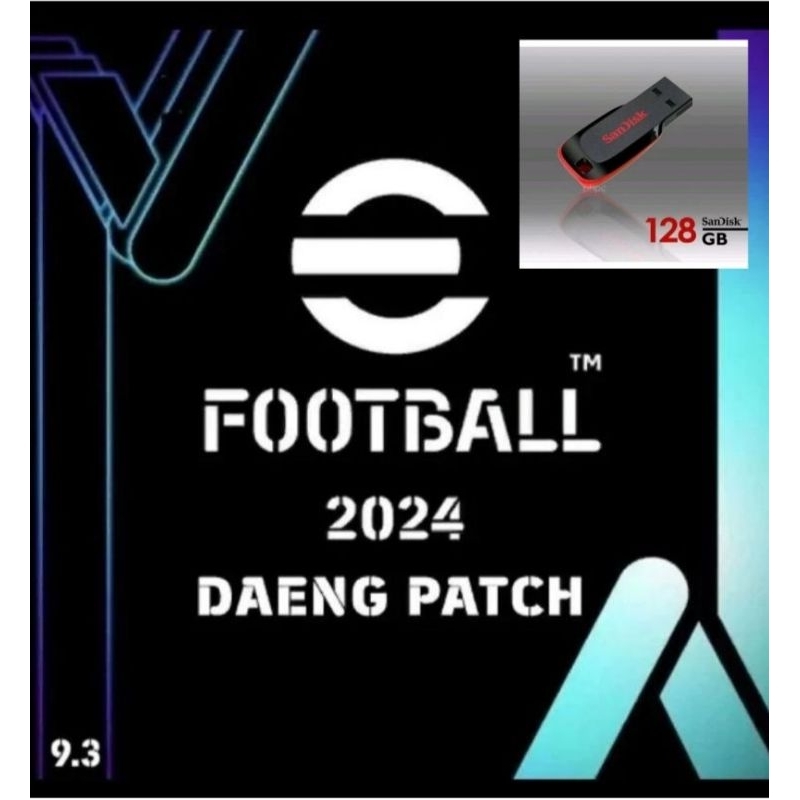 Jual Efootball PES 2024 Daeng Patch + Flashdisk san disk Shopee Indonesia