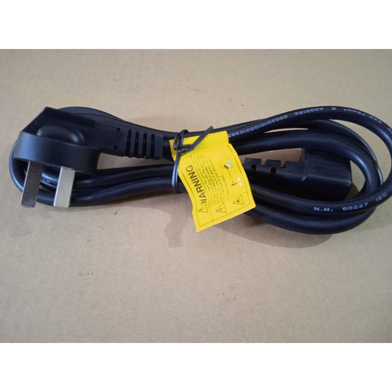 Jual Cable Kabel Power Kaki 3 Colokan PC CPU AC Monitor Ampli Printer ...