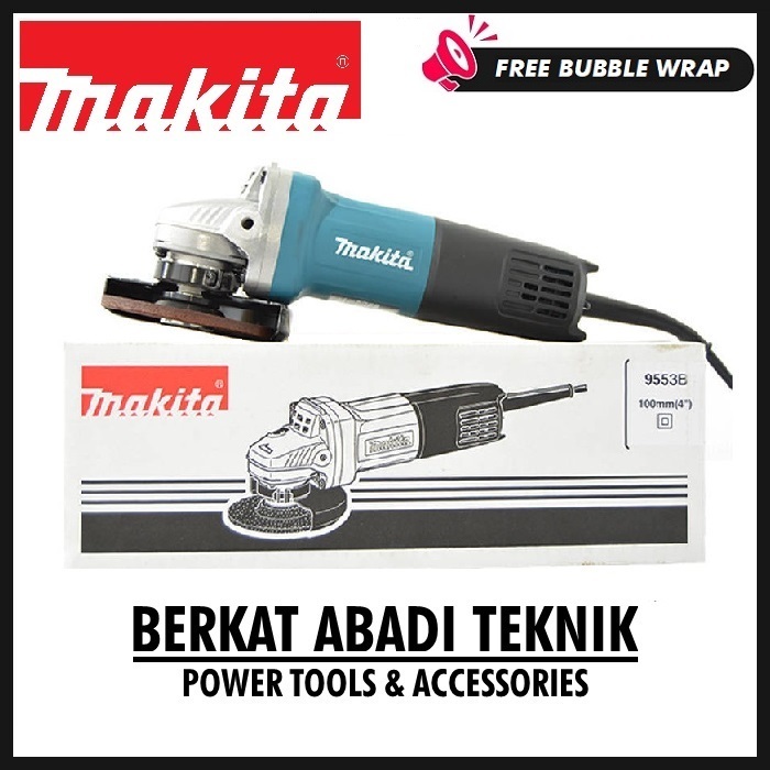 Jual MAKITA 9553B Gerinda Tangan 4 Inch Angle Disc Grinder Gurinda ...