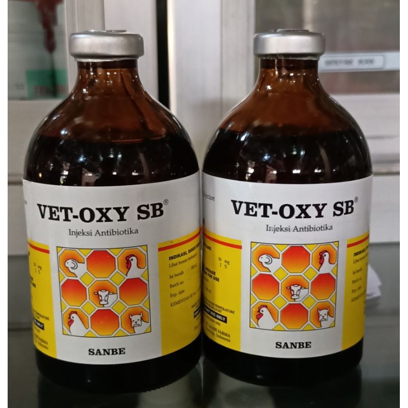 Jual VET OXY SB 100ml injeksi Antibiotix hewan Oxytetracycline