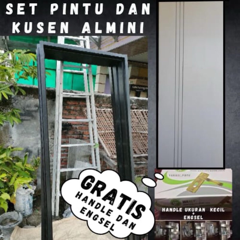 Jual Pintu Minimalis Modern Lengkap Siap Pasang Pintu Utama Pintu 