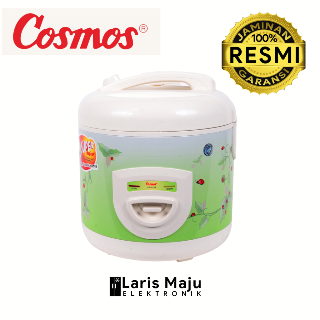 Jual COSMOS Rice Cooker 8228 Kapasitas 2 Liter Fungsi 3 In 1 Anti