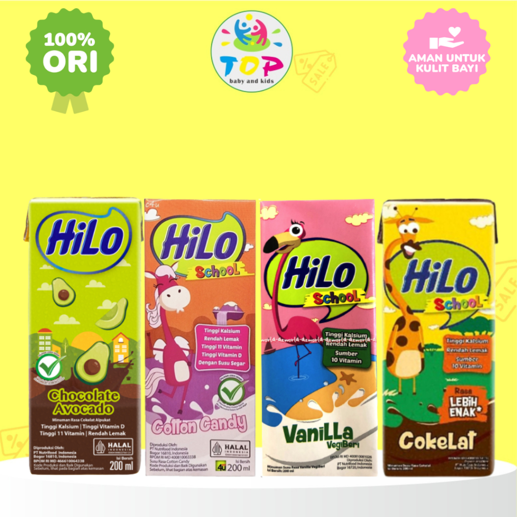 Jual ~TOP~ HILO SCHOOL UHT 200ML | Shopee Indonesia