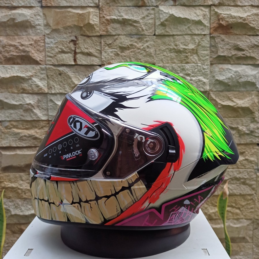 Jual HELM KYT NFR RPAINT JOKER HELM FULL FACE Shopee Indonesia