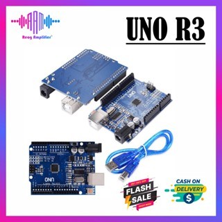 Jual UNO R3 SMD CH340 ATMEGA328P COMPATIBLE BOARD + USB CABLE CH341 ...