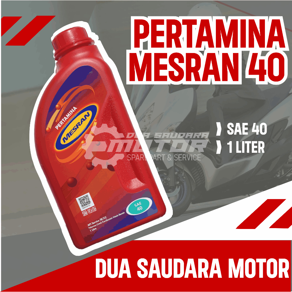 Jual OLI MESIN MESRAN SAE 40 1 LITER | Shopee Indonesia