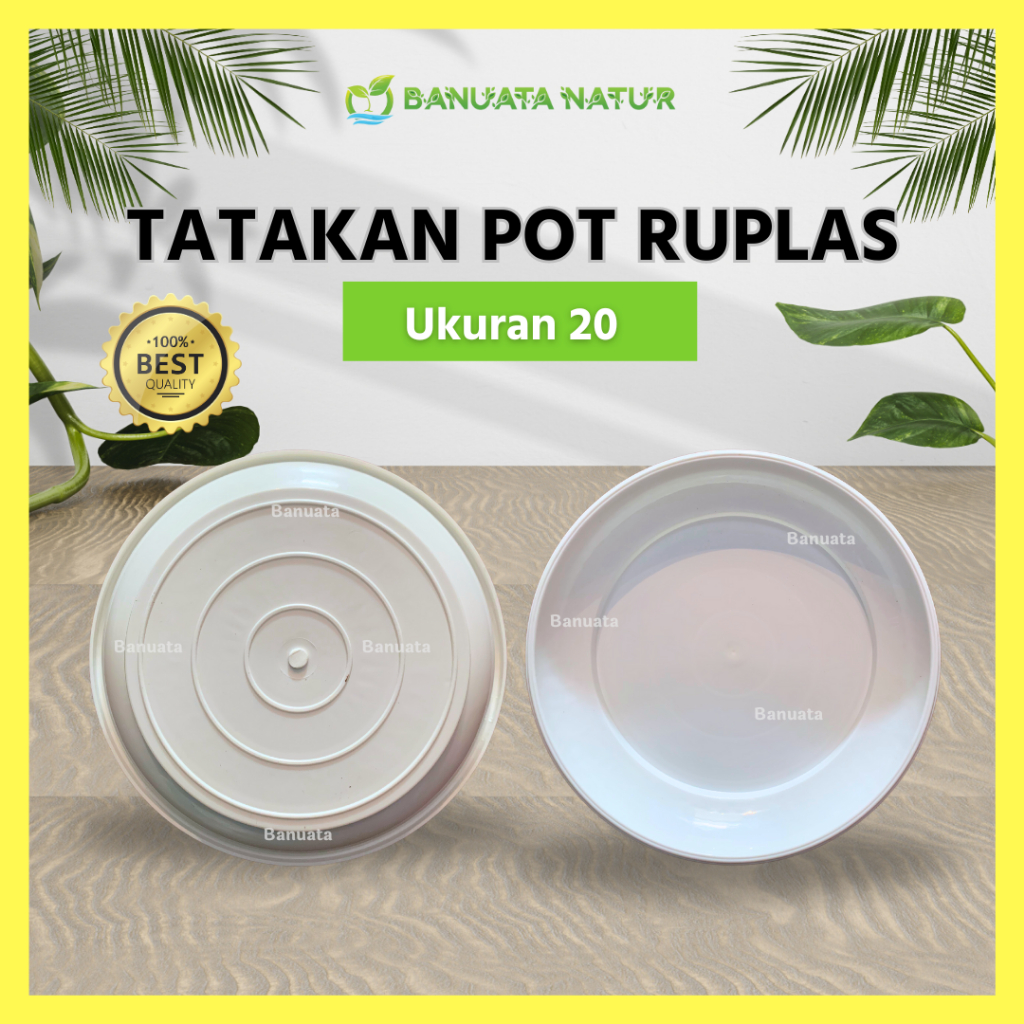 Jual Tatakan Pot Bunga Polos Alas Pot Ruplas Size Berkualitas