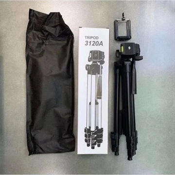 Paket Tripod 1 Meter 3120 Remote Bluetooth Free Baterai Holder Hp Tripod Kamera Dslr Tomsis