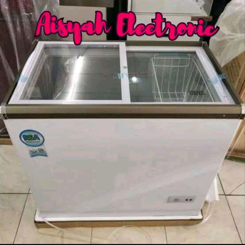 Jual CHEST FREEZER 200 LITER RSA SLIDING GLASS XS200 Shopee Indonesia