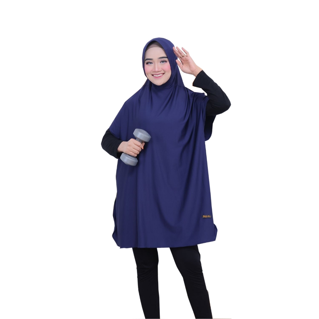 Jual Bergo Sport Jilbab Olahraga Syari Model Rompi Wanita Jumbo Ld 130