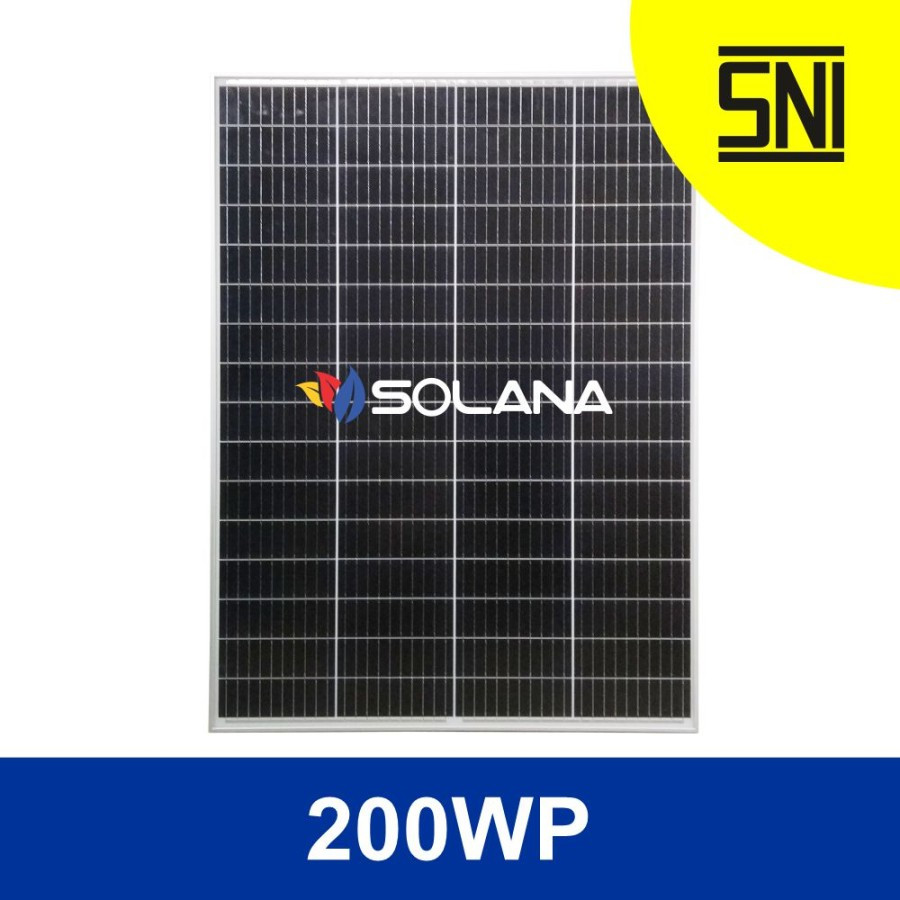 Jual SOLANA SOLAR PANEL 24V 200W MONO CRYSTALLINE SOLAR CELL PV MODUL ...