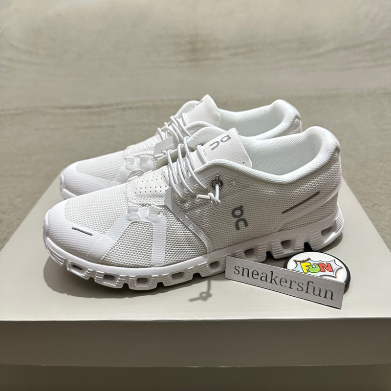 Jual ( UNISEX ) 0N CLOUD 5 FULL WHITE PREMIUM ORIGINAL | Shopee Indonesia