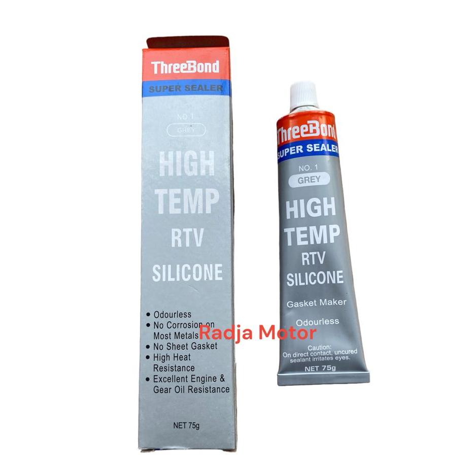 Jual Lem Silicone Sealer RTV High Temp Temperatur Grey Abu ThreeBond ...