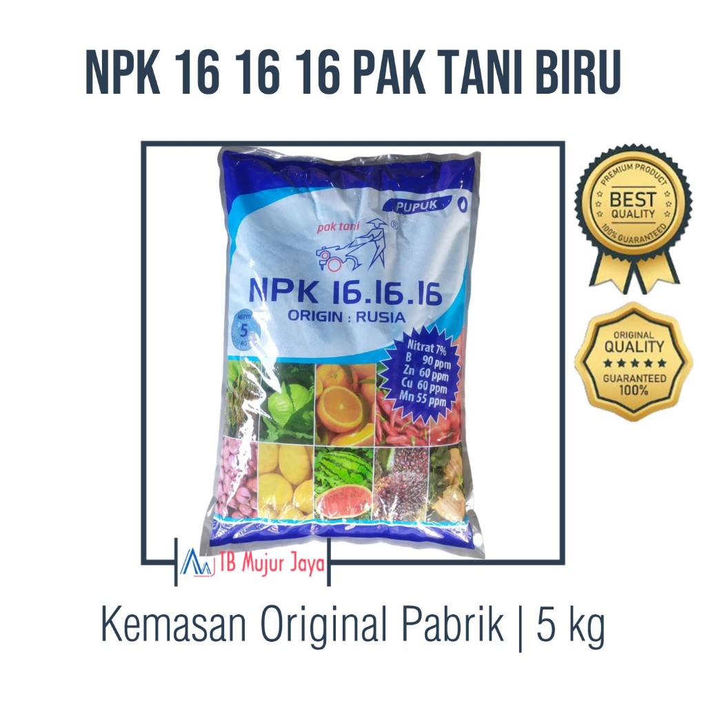 Jual Pupuk Npk Pak Tani Biru Kemasan Original Pabrik Kg Shopee Indonesia