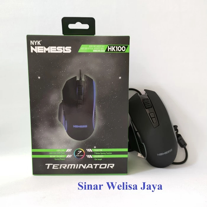 Jual Mouse RGB Gaming Mouse USB Terminator HK 100 NYK | Shopee Indonesia