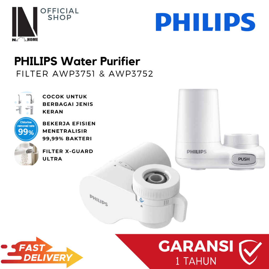 Jual Philips Water Purifier on Tap AWP3752 Genuine Water Purifier with