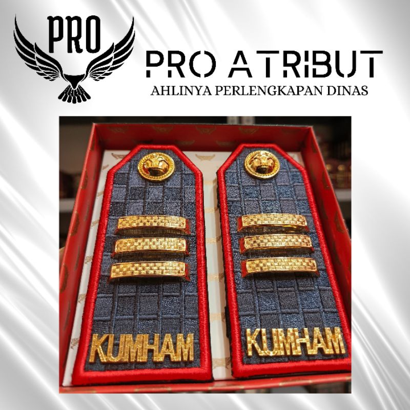 Jual PRO ATRIBUT - PANGKAT PDU KUMHAM 3C LIS MERAH EKSKLUSIF | Shopee ...