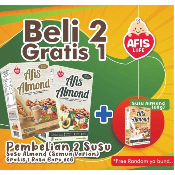 Jual Afis Susu Almond Pelancar Asi Shopee Indonesia