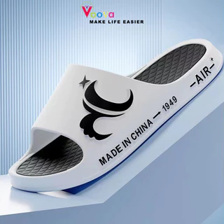 VOOVA Sandal Slide Cowok / Sandal Slip Anti Air / Sandal Pria / Sandal Selop Dewasa / Sandal Fashion Pria Non-slip / Sandal Slop Pria