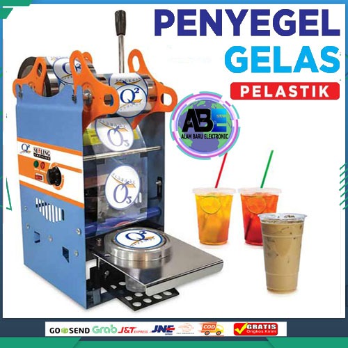 Jual Mesin Press Gelas Plastik Mesin Cup Sealer Manual Sealing Machine