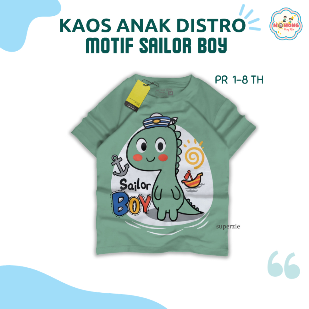 Jual Baju Kaos Anak Distro Perempuan Motif Sailor Boy Terbaru Lucu ...