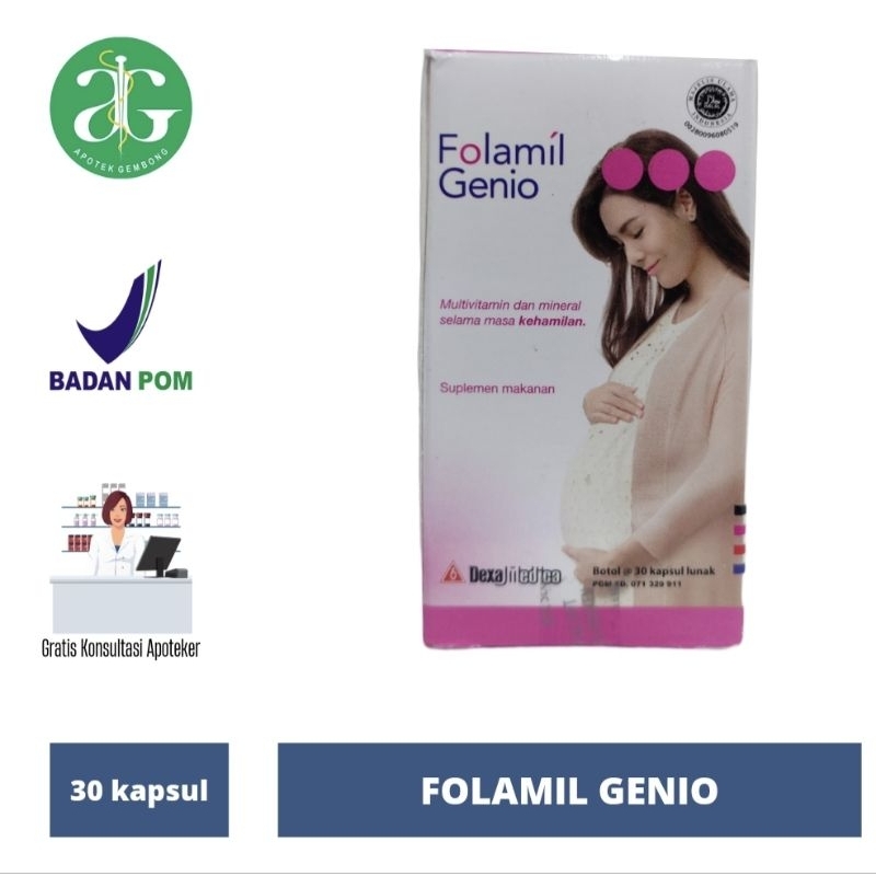 Jual FOLAMIL GENIO 30 KAPSUL | Shopee Indonesia