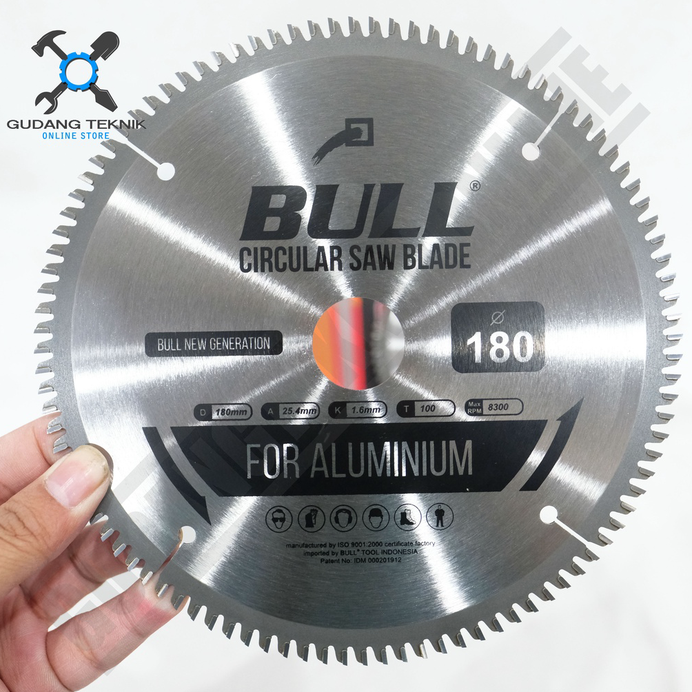 Jual Mata Pisau Aluminium Circular Saw Bull T T Mm Mata Gergaji Circle Inch T