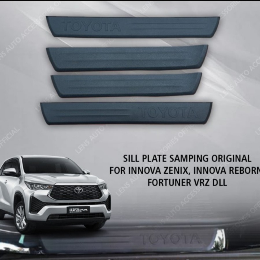 Jual sill plate pintu samping original toyota innova zenix innova