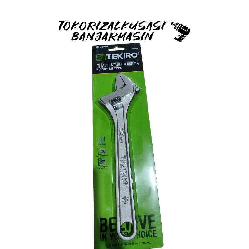 Jual Kunci Inggris Tekiro Adjustable Wrench Shopee Indonesia