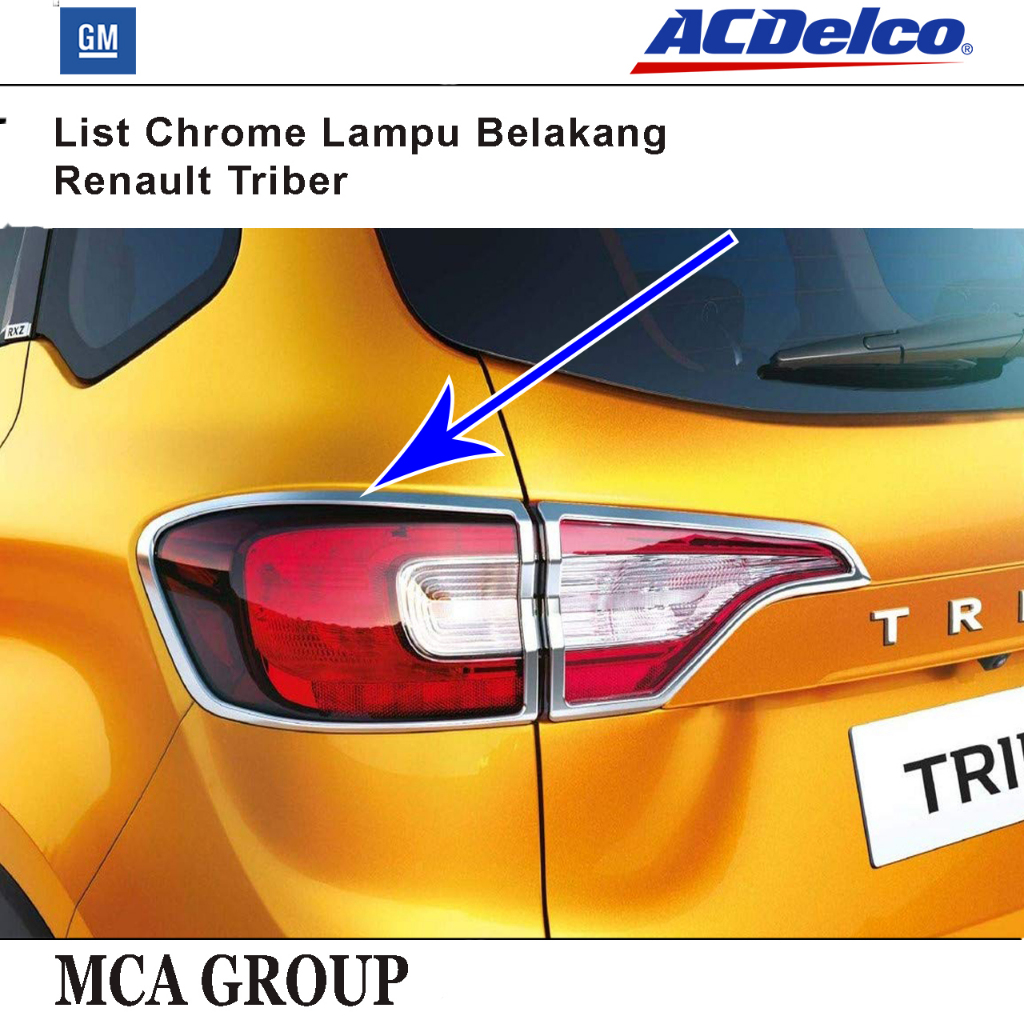 Jual List ChromeKanan Kiri Lampu Belakang Renault Triber | Shopee Indonesia