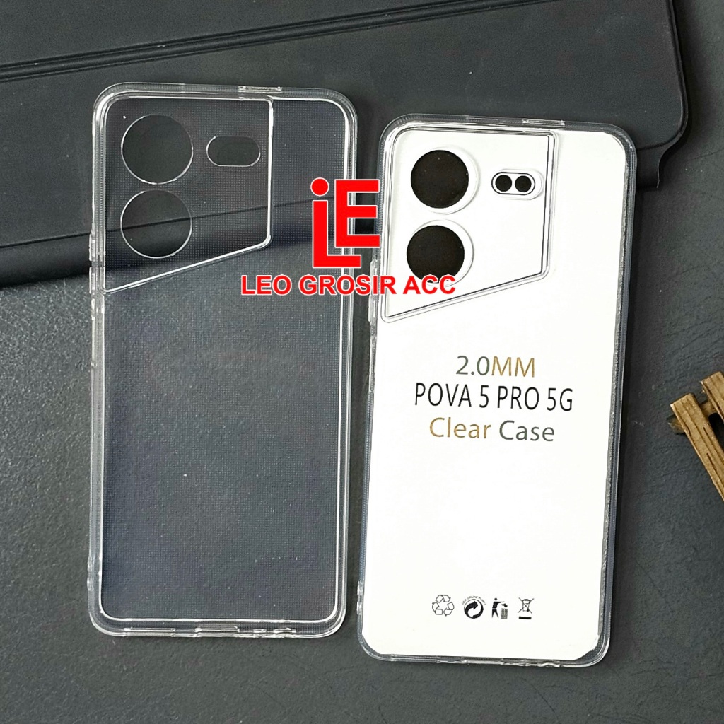 Jual CASE BENING TECNO POVA 5 TECNO POVA 5 PRO CASE CLEAR HD 2.0MM CH01 ...