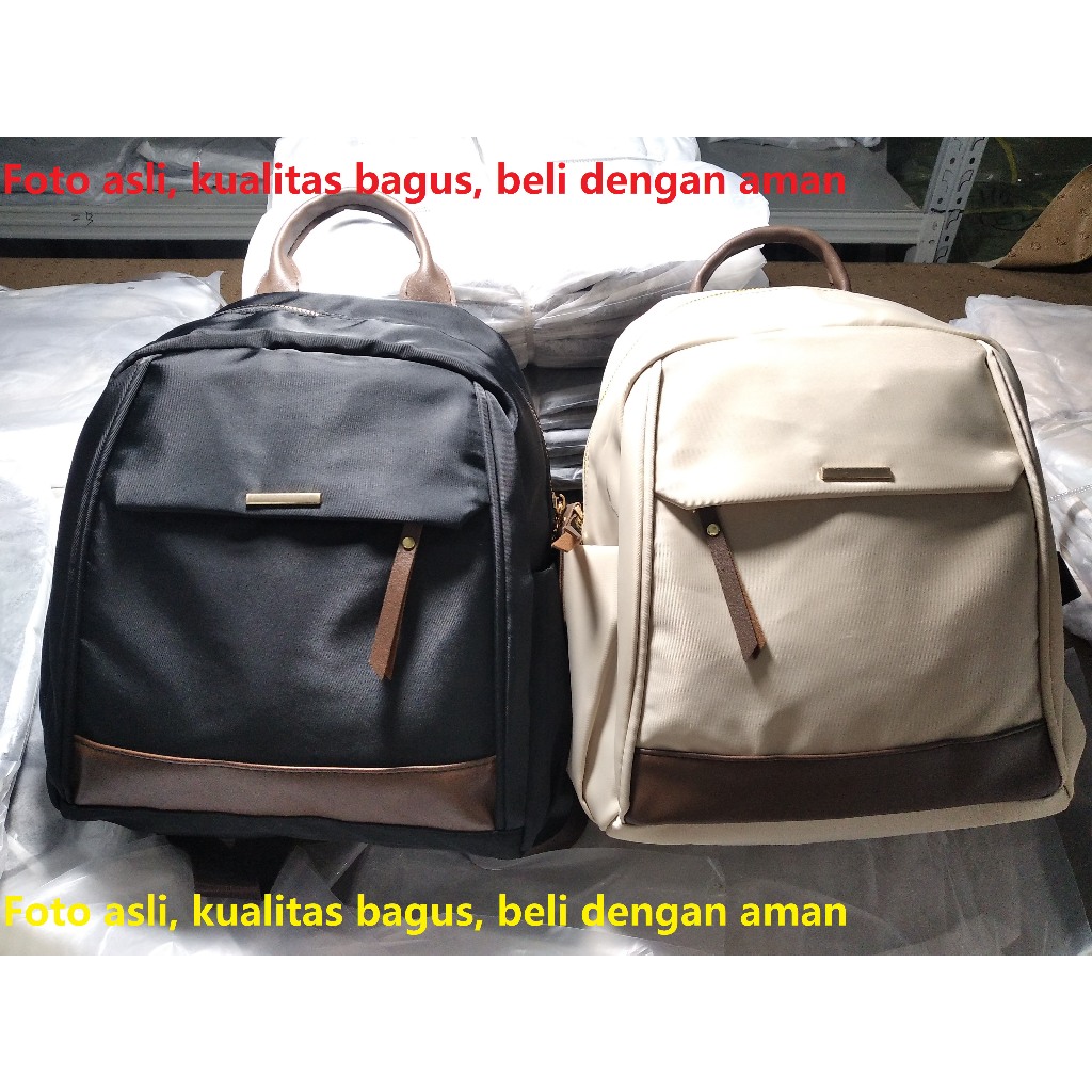 Jual Ransel wanita tas import beg belakang Resleting perempuan beg ...