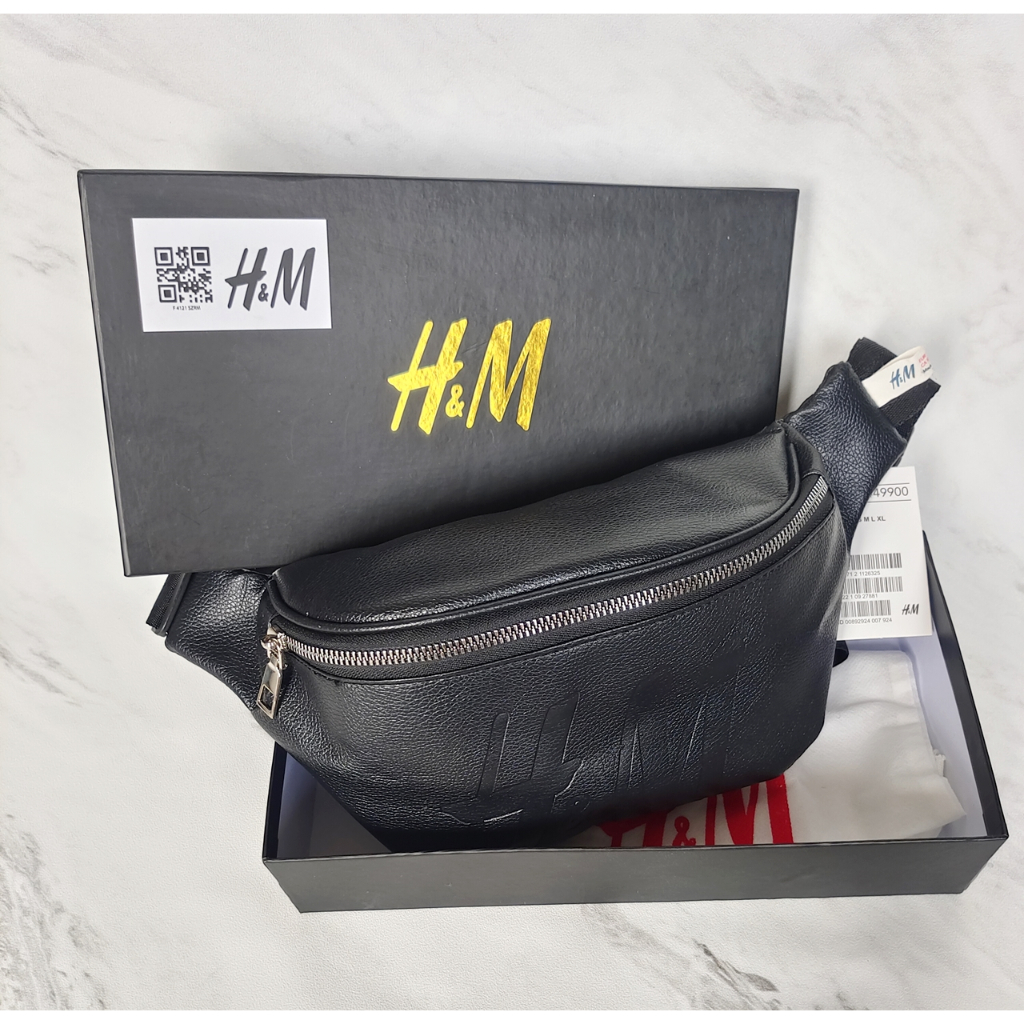 Jual H&M WAIST BAG /TAS PINGGANG HNM KULIT / WAISTBAG HM Shopee Indonesia