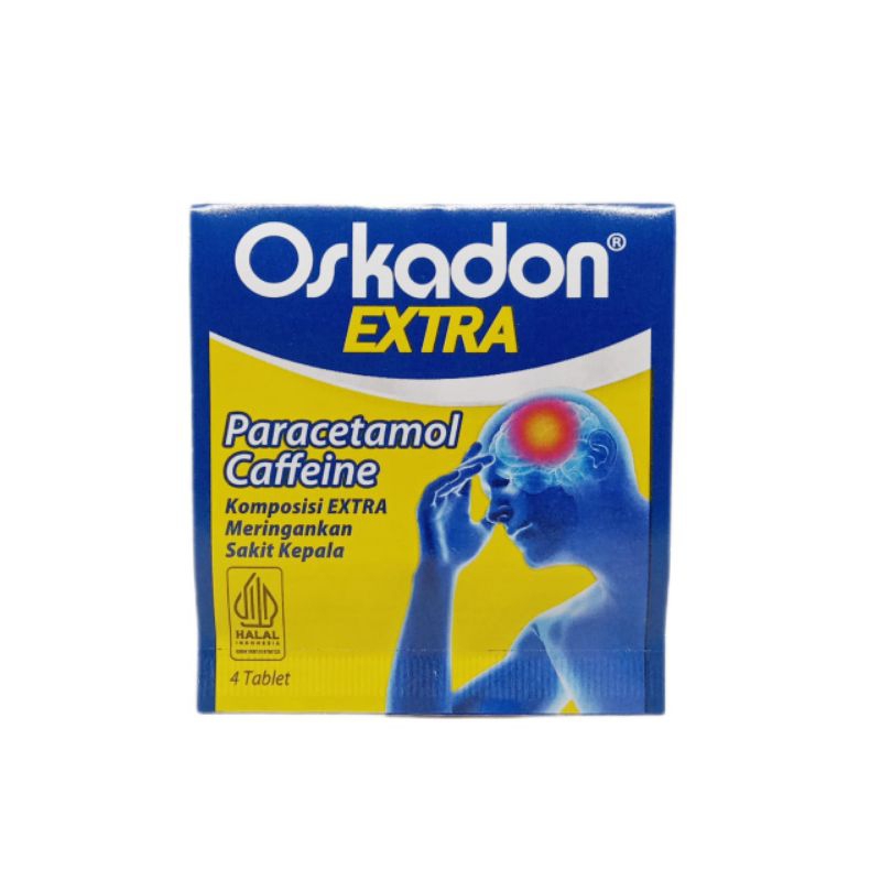 Jual Oskadon Extra ( Paracetamol )4 Tablet 1 Strip/ Mengurangi sakit ...