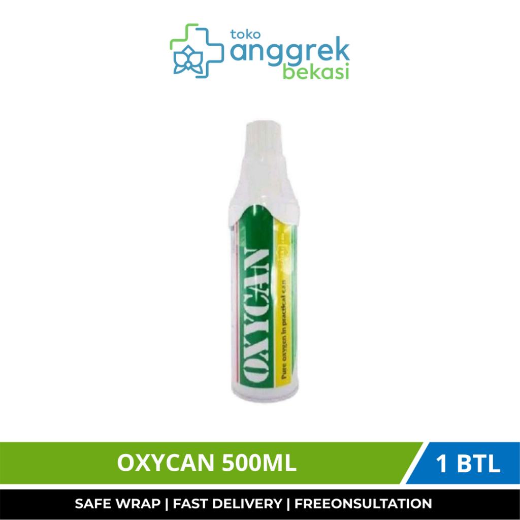 Jual Oxycan Green Kalengoksigen Portabel Tabung Kecil 500cc Shopee Indonesia 