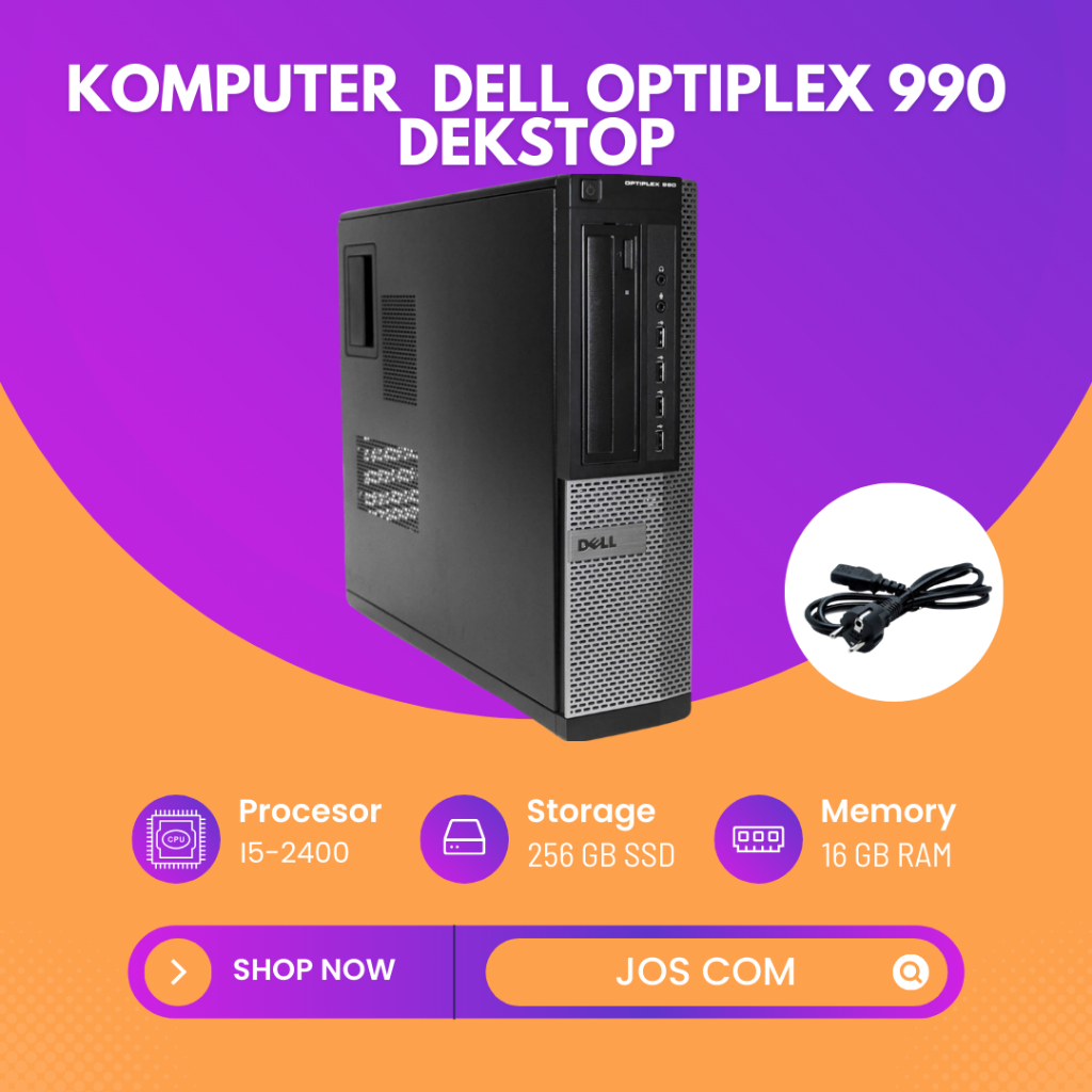 Jual Pccpu built up dell optiplex dekstop 990 core i5 gen 2 murah