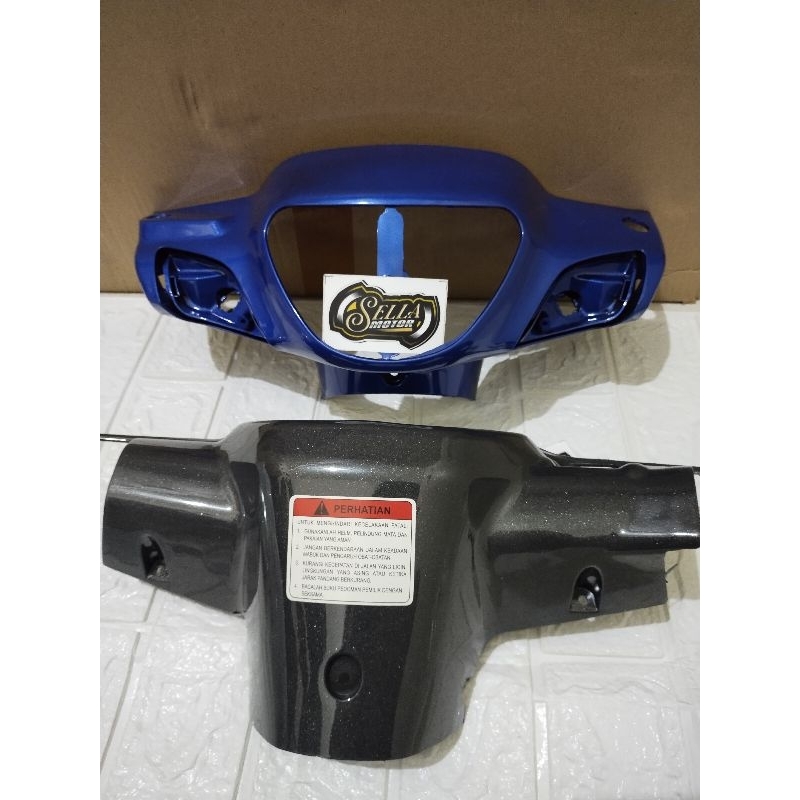 Jual Batok Suzuki Shogun New Shogun R Abu Biru Plus Reflektor Lampu Dan Mika Sein Bening Batok