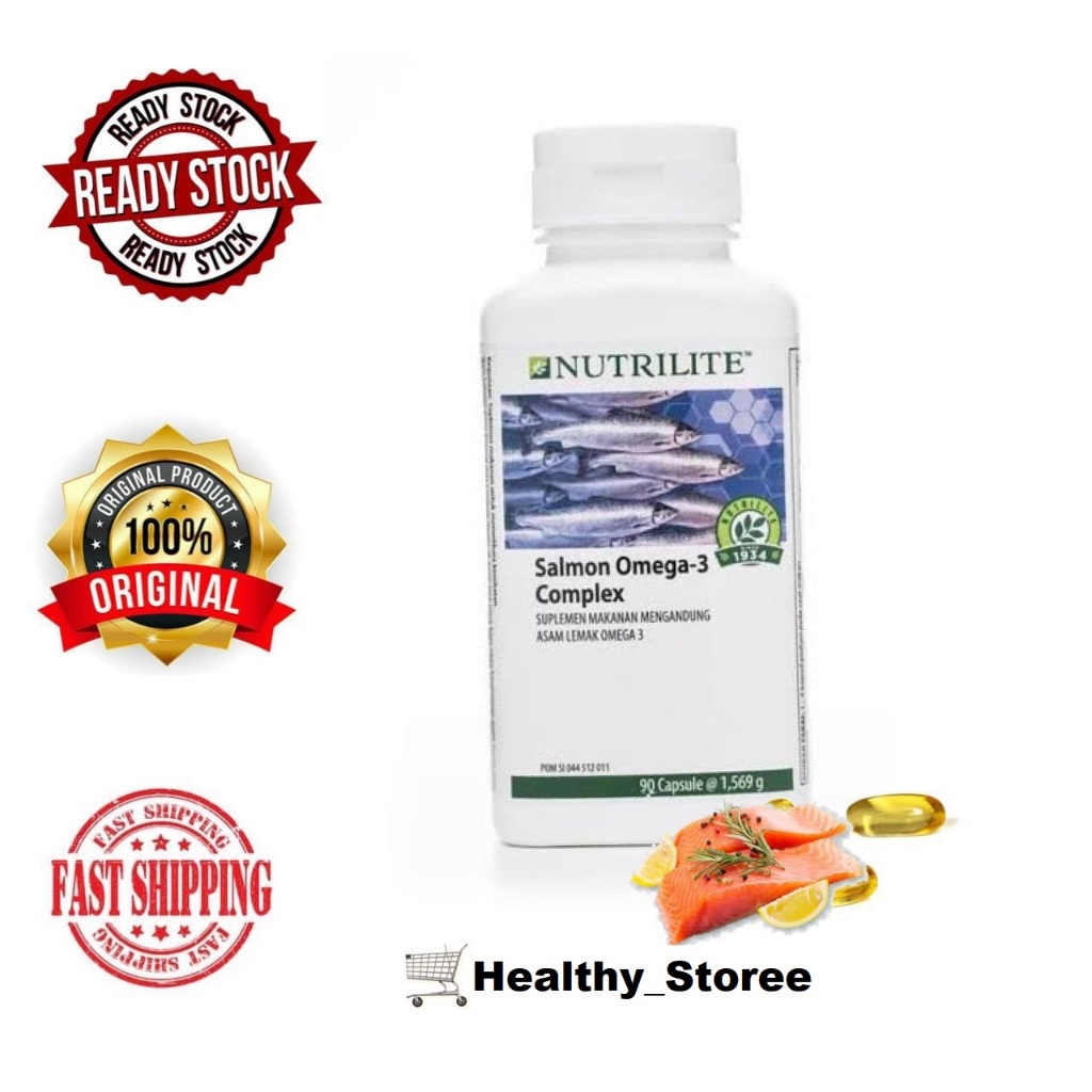 Jual Nutrilite Salmon Omega 3 Complex ORIGINAL AMWY Shopee Indonesia