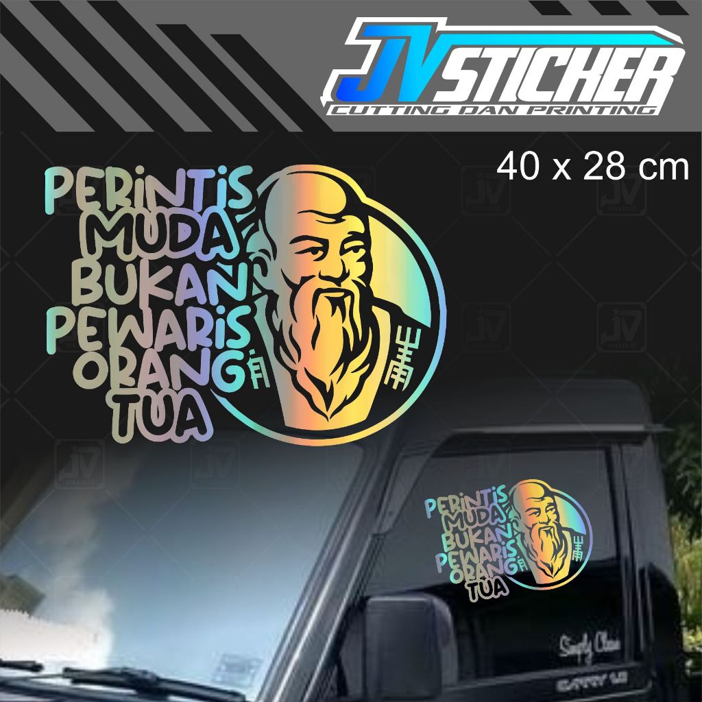Jual perintis muda bukan pewaris orang tua cutting sticker mobil pickup ...