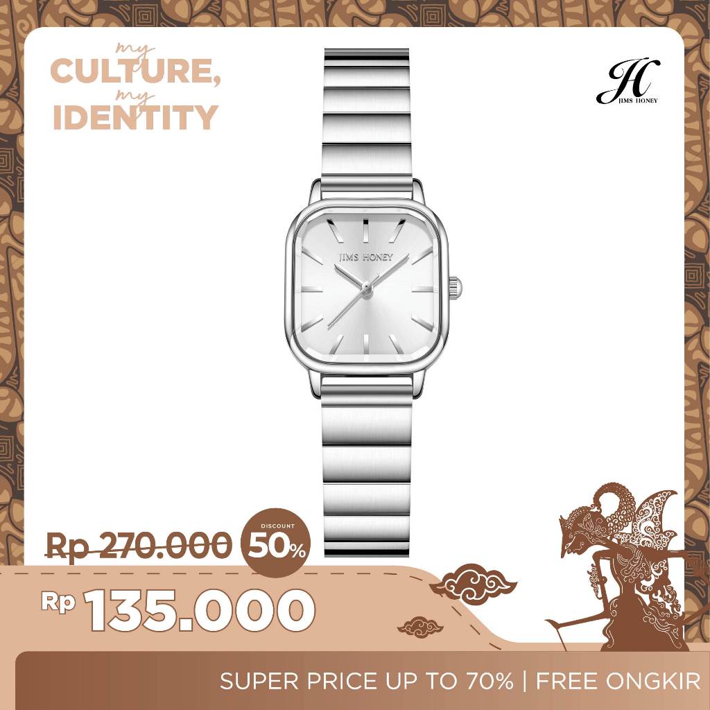 Jual JIMS HONEY JAM TANGAN WANITA JHW 26 (FREE BOX + BATERAI) Shopee