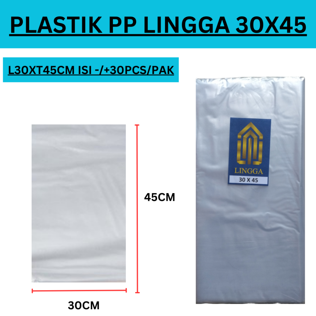 Jual Kantong Plastik Pp Bening Plastik Loundry Plastik Bening Uk