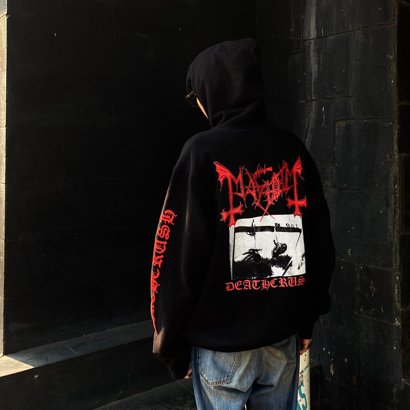 HOODIE BAND MAYHEM DEATHCRUSH FANMADE