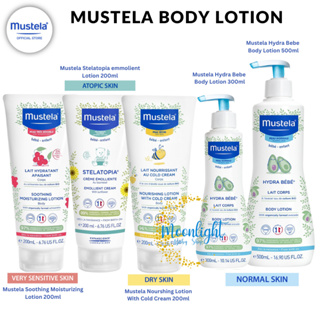 Jual Mustela Hydra Bebe Body Lotion 300ml 500ml - Stelatopia Emollient -  Shooting Moisturizing - Nourising Lotion With Cold Cream 200ml