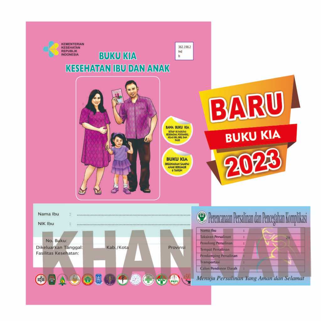 Jual buku KIA terbaru 2023, buku pink buku hamil | Shopee Indonesia