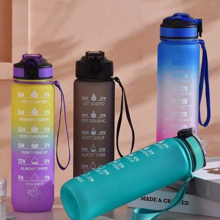 Jual [300GR] BOTOL VIRAL1 LITER |TEMPAT MINUM RAINBOW | BOTOL GRADASI ...
