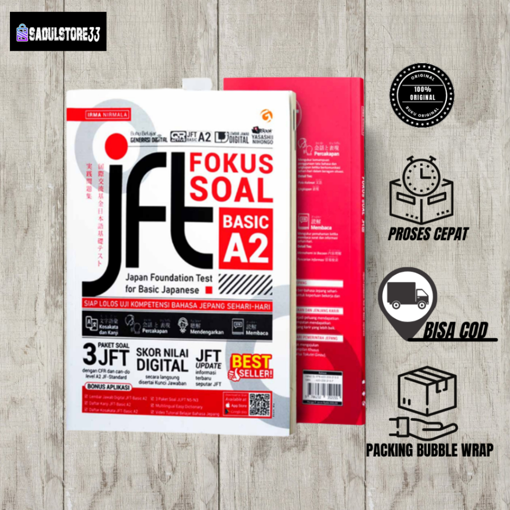 Jual Buku Bahasa Jepang Fokus Soal Jft Basic A2 Shopee Indonesia 2838