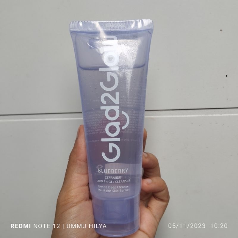 Jual Mahyra Glad2glow Low Ph Gel Cleanser Face Wash Blueberry Ceramide