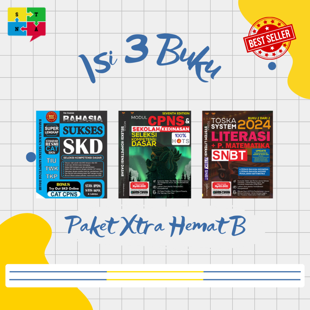 Jual Paket Xtra Hemat B - Isi 3 Buku (Buku SPMB PKN STAN Terbaru ...